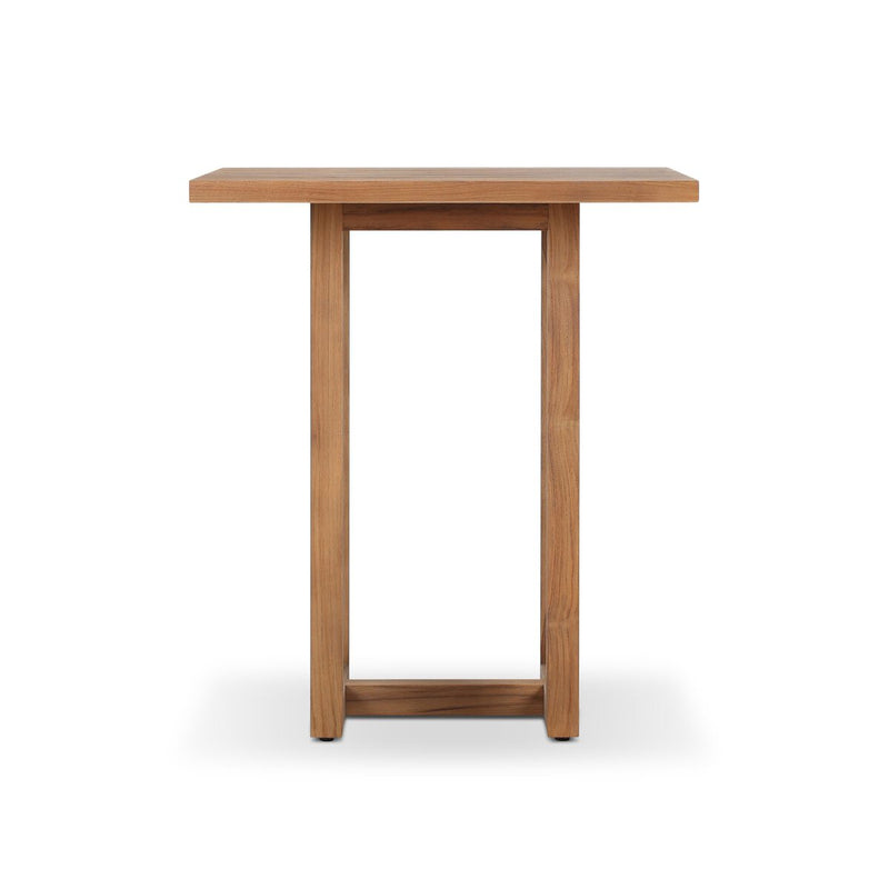 Stapleton Square Outdoor Bar Table - Stained Toasted Brown-fsc