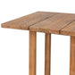 Stapleton Square Outdoor Bar Table - Stained Toasted Brown-fsc