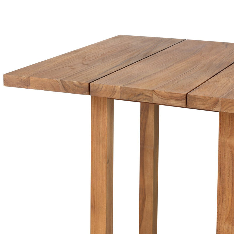 Stapleton Square Outdoor Bar Table - Stained Toasted Brown-fsc