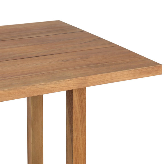 Stapleton Square Outdoor Bar Table - Stained Toasted Brown-fsc