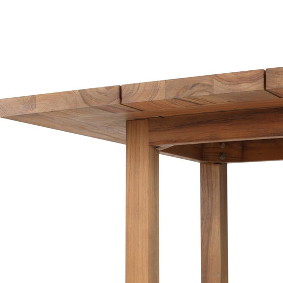 Stapleton Square Outdoor Bar Table - Stained Toasted Brown-fsc