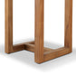 Stapleton Square Outdoor Bar Table - Stained Toasted Brown-fsc