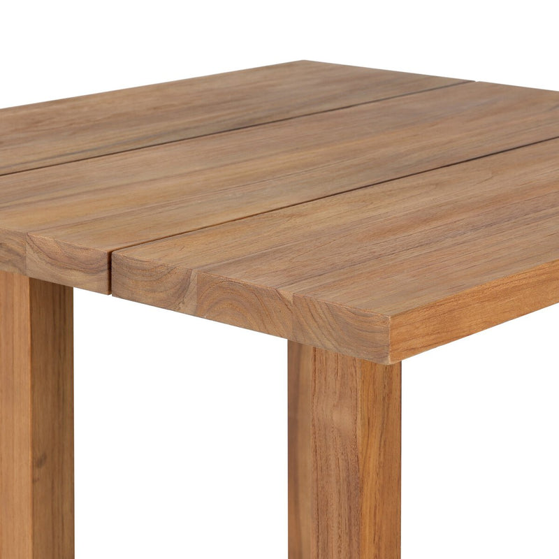 Stapleton Square Outdoor Bar Table - Stained Toasted Brown-fsc