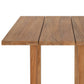 Stapleton Square Outdoor Bar Table - Stained Toasted Brown-fsc