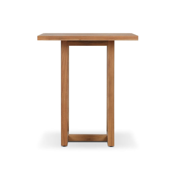 Stapleton Square Outdoor Bar Table - Stained Toasted Brown-fsc