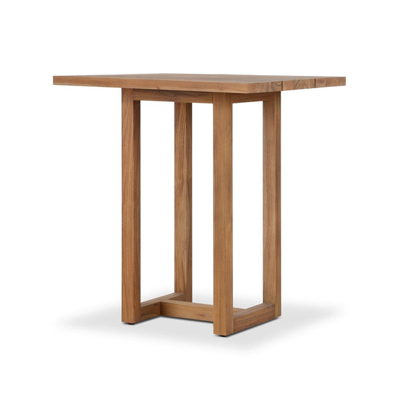 Stapleton Square Outdoor Bar Table - Stained Toasted Brown-fsc