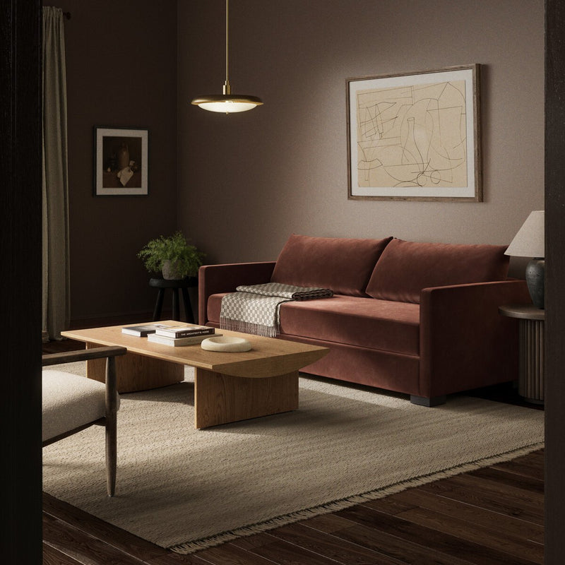 Wickham Sleeper Sofa - Surrey Auburn