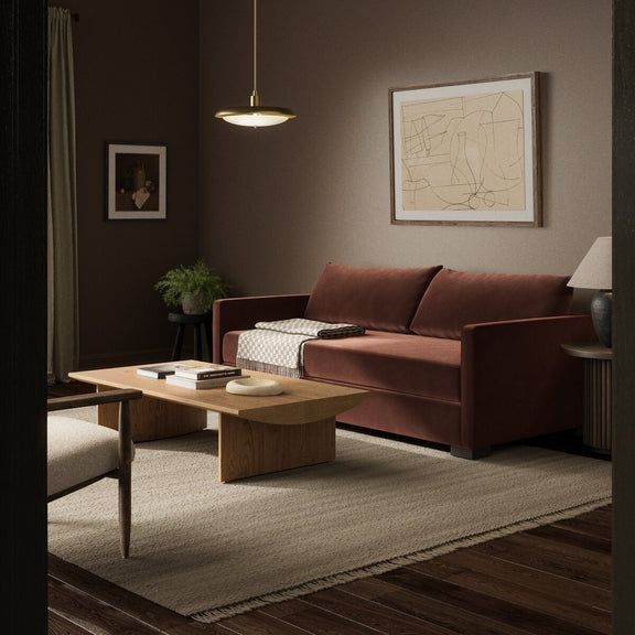 Wickham Sleeper Sofa - Surrey Auburn