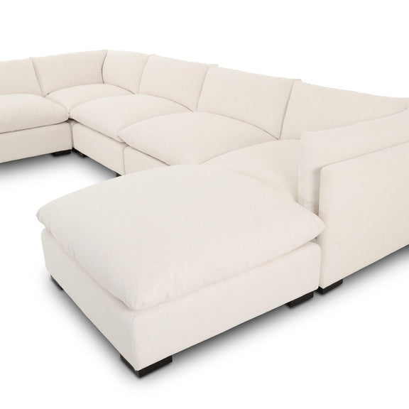Westwood 6-Piece Sectional - Crypton Nomad Snow