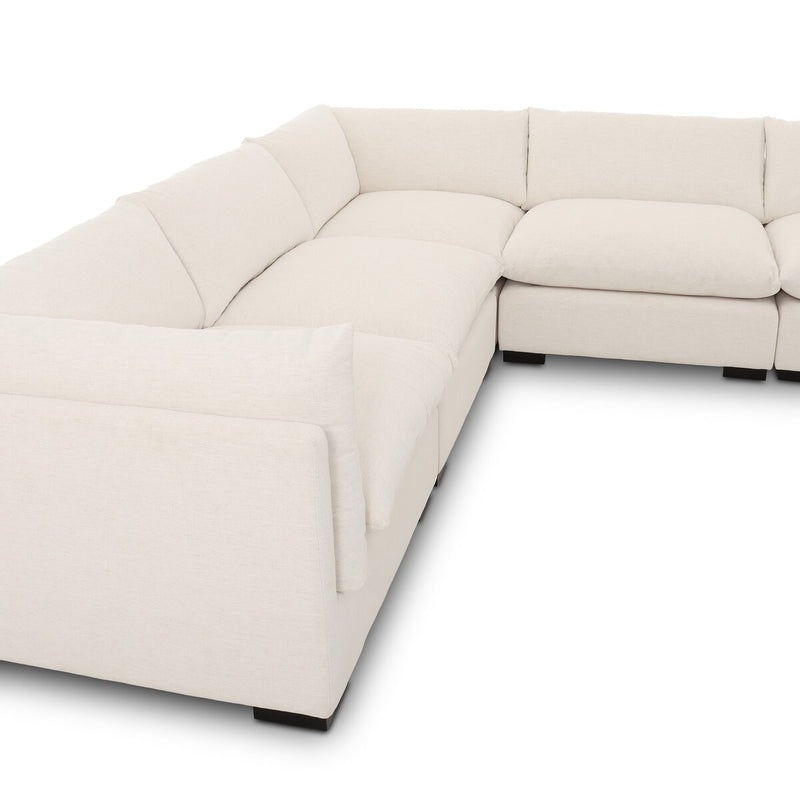 Westwood 6-Piece Sectional - Crypton Nomad Snow