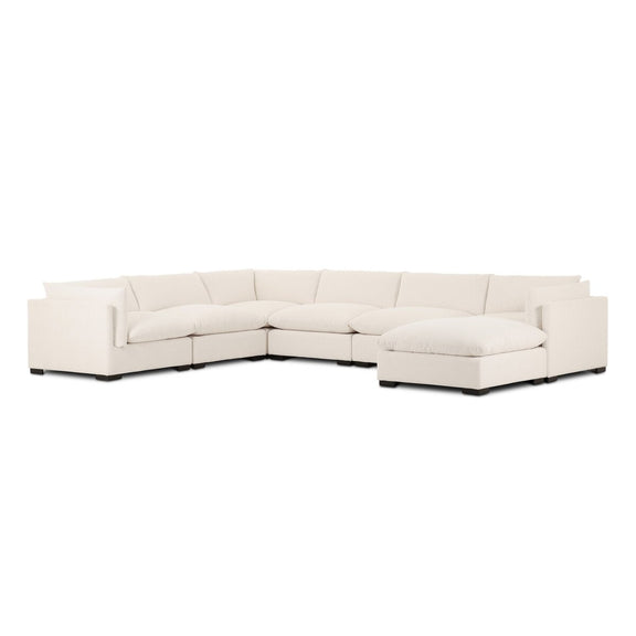 Westwood 6-Piece Sectional - Crypton Nomad Snow