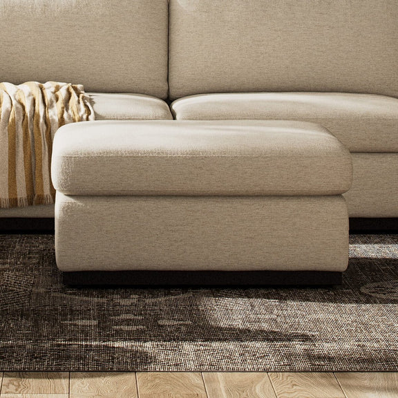 Colt Sectional Ottoman - Crypton Nomad Snow