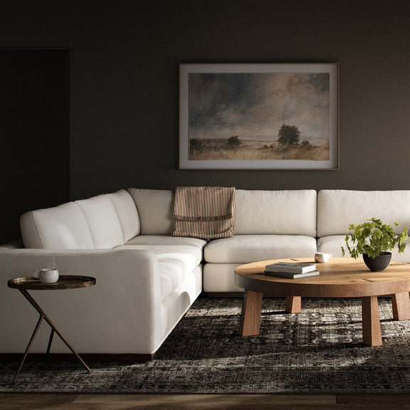 Colt 3-Piece Sectional - Crypton Nomad Marshmallow