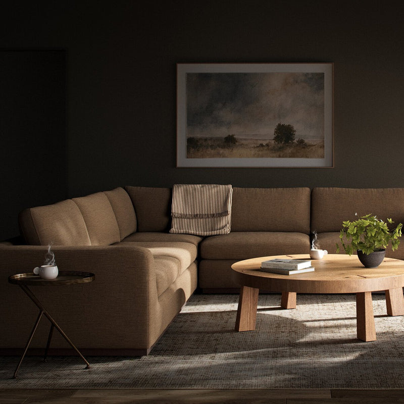 Colt 3-Piece Sectional - Crypton Nomad Mushroom