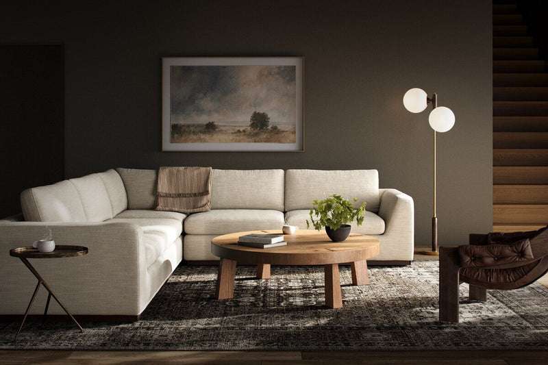 Colt Sectional - Savoy Parchment
