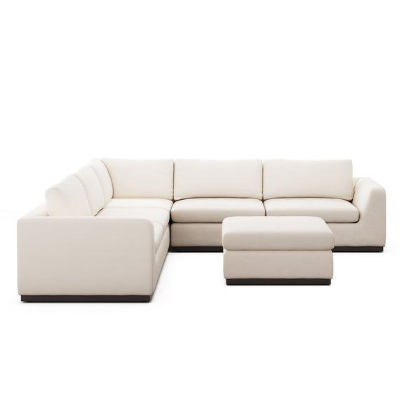 Colt 3-Piece Sectional - Crypton Nomad Marshmallow