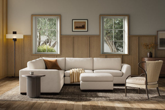 Colt 3-Piece Sectional - Crypton Nomad Marshmallow