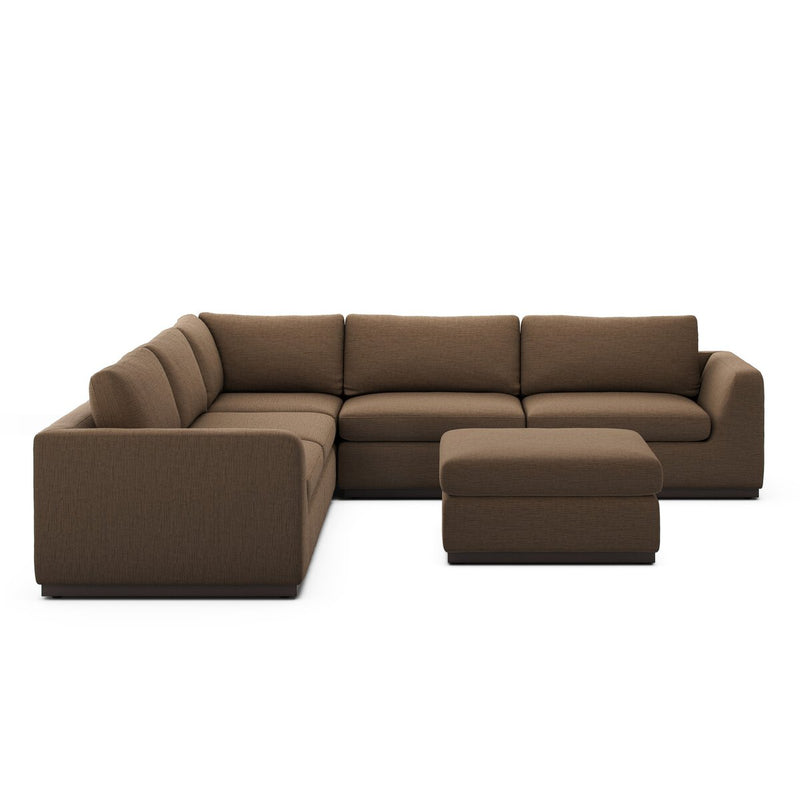 Colt 3-Piece Sectional - Crypton Nomad Mushroom