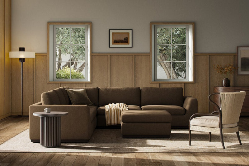 Colt 3-Piece Sectional - Crypton Nomad Mushroom