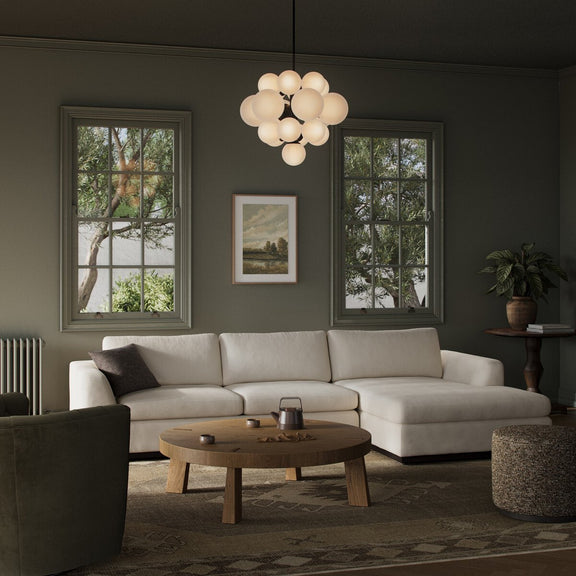 Colt 2-Piece Sectional - Crypton Nomad Marshmallow
