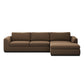 Colt 2-Piece Sectional - Crypton Nomad Mushroom