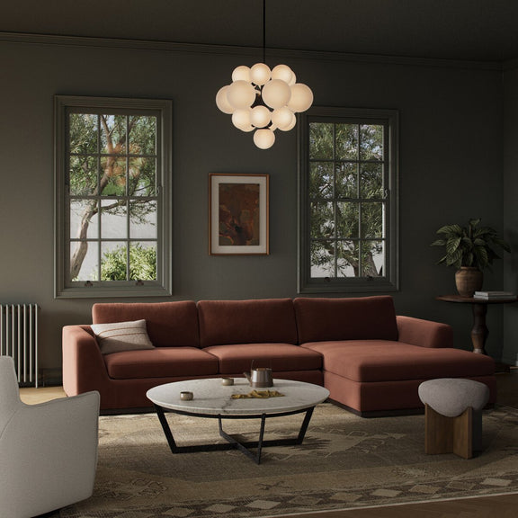 Colt 2-Piece Sectional - Surrey Auburn