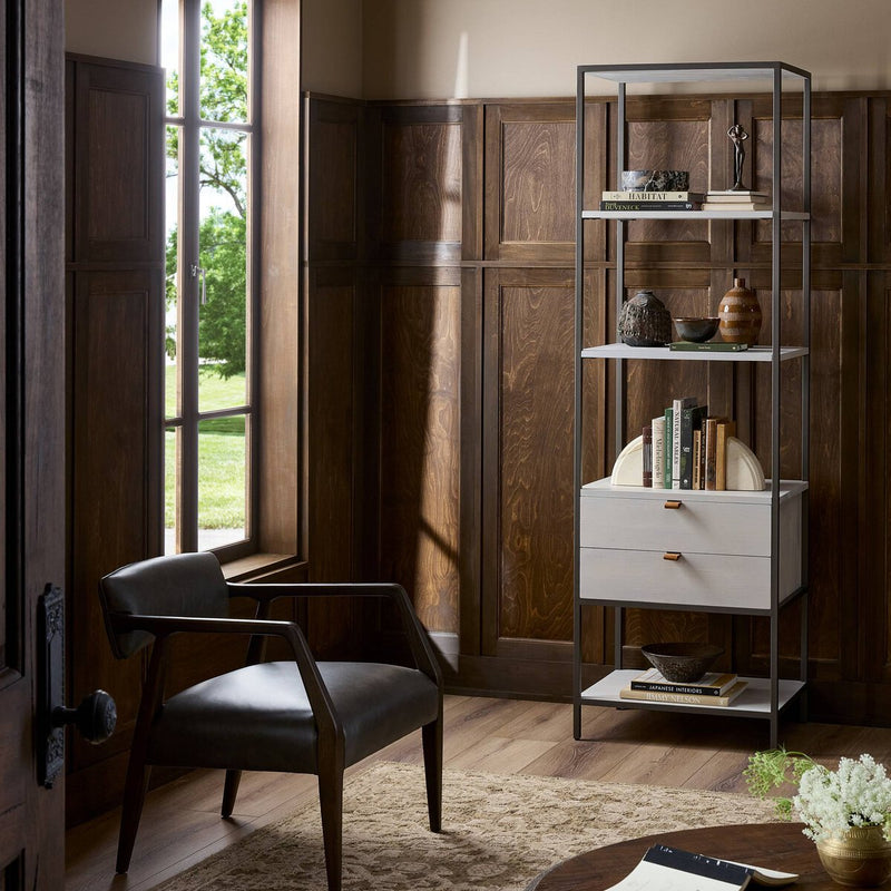 Trey Bookshelf - Dove Poplar