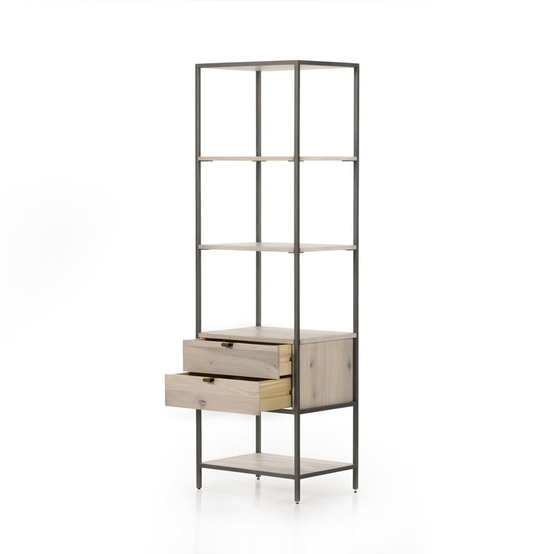 Trey Bookshelf - Dove Poplar