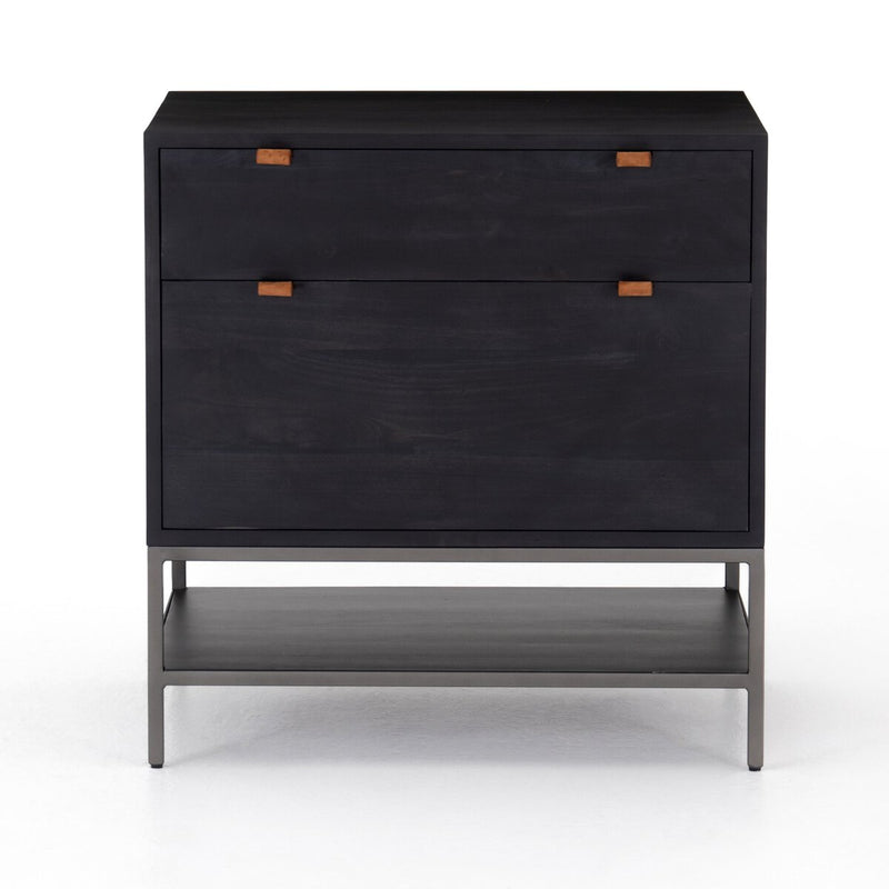 Trey Modular Filing Cabinet - Black Wash Poplar