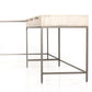 Trey Filing Cabinet Desk System - Dove Poplar