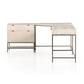 Trey Filing Cabinet Desk System - Dove Poplar
