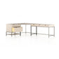 Trey Filing Cabinet Desk System - Dove Poplar