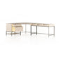 Trey Filing Cabinet Desk System - Dove Poplar