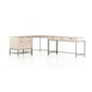Trey Filing Cabinet Desk System - Dove Poplar