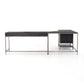 Trey Filing Cabinet Desk System - Black Wash Poplar