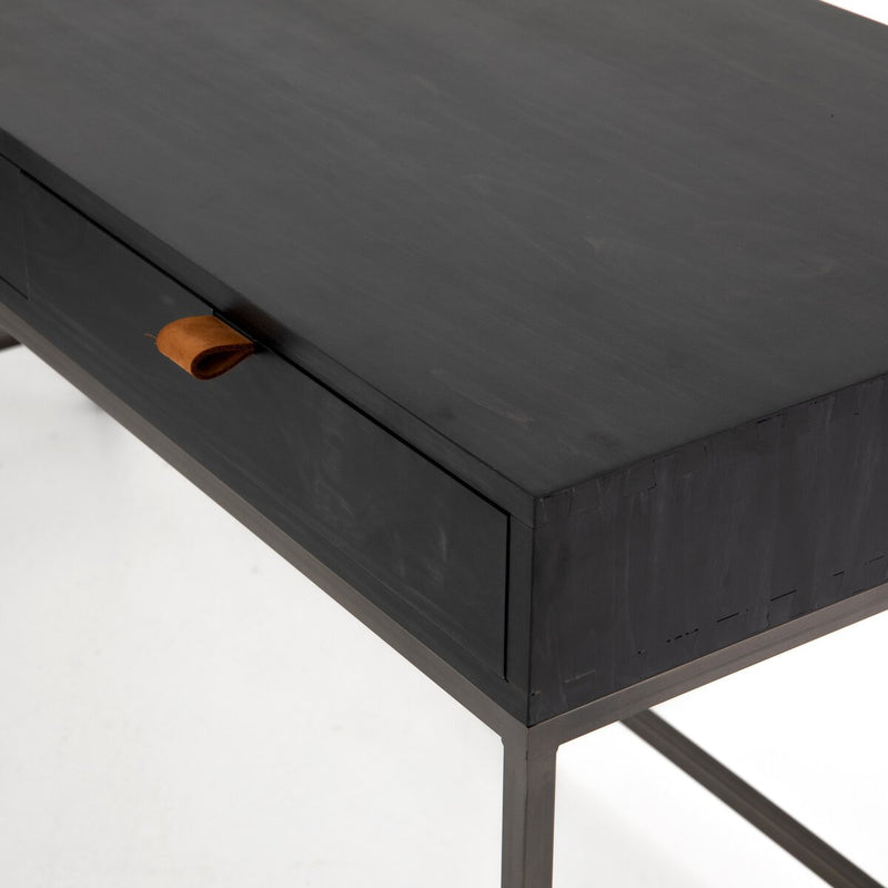 Trey Filing Cabinet Desk System - Black Wash Poplar