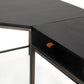 Trey Filing Cabinet Desk System - Black Wash Poplar