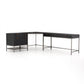 Trey Filing Cabinet Desk System - Black Wash Poplar