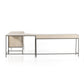 Trey Filing Credenza Desk System - Dove Poplar