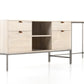 Trey Filing Credenza Desk System - Dove Poplar