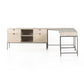 Trey Filing Credenza Desk System - Dove Poplar