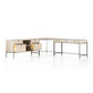 Trey Filing Credenza Desk System - Dove Poplar