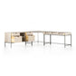 Trey Filing Credenza Desk System - Dove Poplar