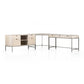 Trey Filing Credenza Desk System - Dove Poplar