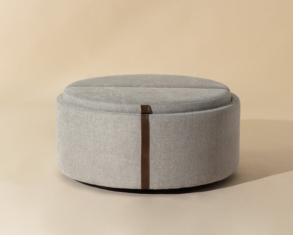 Borelli Wheeled Storage Ottoman