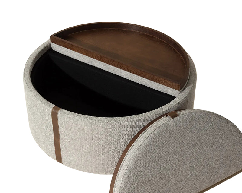 Borelli Wheeled Storage Ottoman