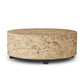 Hudson Round Coffee Table - Bark Paper
