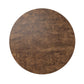 Hudson Round Coffee Table - Dark Bark Paper