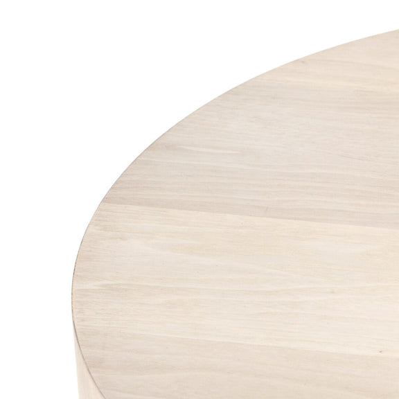Hudson Round End Table - Ashen Walnut