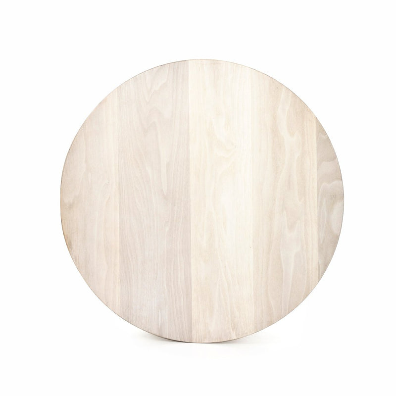 Hudson Round End Table - Ashen Walnut